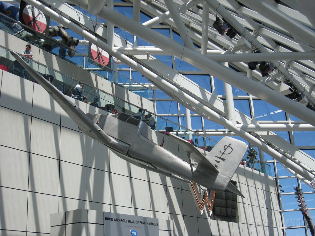 Rock n Roll Hall of Fame 2010 130.jpg - The Rock 'N Roll Hall of Fame in Cleveland Ohio. We made a day trip visit May 30, 2010. Bigger than I expected, with lots to see.